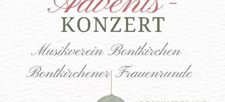 Save the Date: 26. Adventskonzert